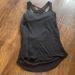 Lululemon Athletica Tops | Black Lululemon Tank Top With Super Cute Built In Sports Bra! | Color: Black | Size: 6