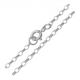 GENUINE Sterling Silver Oval Link Belcher chain 40 inch