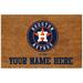 Houston Astros 19.5'' x 29.5'' Personalized Door Mat