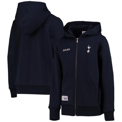 Tottenham Hotspur Zip Thru Hoodie – Marineblau – Kinder Image