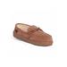 Women's Cloth Moccasin Flats And Slip Ons by Old Friend Footwear in Chestnut (Size 10 M)