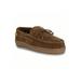 Women's Loafer Moccasin Flats And Slip Ons by Old Friend Footwear in Dark Brown (Size 8 M)