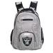 MOJO Gray Las Vegas Raiders Personalized Premium Laptop Backpack