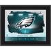 Philadelphia Eagles Framed 10.5" x 13" Sublimated Horizontal Team Logo Plaque