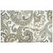 Gatney Rugs Village Area Rug SK326A Beige Paisley Bulbs 9 x 12 Rectangle