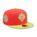 Men's New Era Red/Neon Green Pittsburgh Pirates Lava Highlighter Combo 59FIFTY Fitted Hat