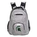 MOJO Gray Michigan State Spartans Personalized Premium Laptop Backpack