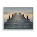 Stupell Industries Quiet Serene Dock Pier Foggy Morning Sunrise Scenery 20 x 16 Design by Mike Calascibetta