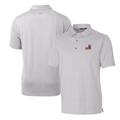 Men's Cutter & Buck Heather Gray Arizona State Sun Devils Forge Stretch Polo