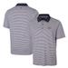 Men's Cutter & Buck Navy Old Dominion Monarchs Forge Tonal Stripe Stretch Polo