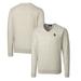 Men's Cutter & Buck Oatmeal Michigan State Spartans Lakemont Tri-Blend V-Neck Pullover Sweater