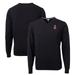 Men's Cutter & Buck Black Washington State Cougars Lakemont Tri-Blend V-Neck Pullover Sweater