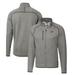 Men's Cutter & Buck Heather Gray New Mexico State Aggies Mainsail Sweater-Knit Full-Zip Jacket