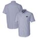 Men's Cutter & Buck Light Blue Old Dominion Monarchs Vault Stretch Oxford Short Sleeve Button-Down Shirt