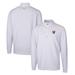 Men's Cutter & Buck White Illinois Fighting Illini Traverse Stretch Quarter Zip-Pullover Top