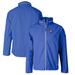 Men's Cutter & Buck Blue Illinois Fighting Illini Vapor Water Repellent Stretch Full-Zip Rain Jacket
