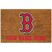 Boston Red Sox 19.5'' x 29.5'' Personalized Door Mat