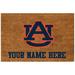 Auburn Tigers 23'' x 35'' Personalized Door Mat