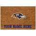 Baltimore Ravens 23'' x 35'' Personalized Door Mat