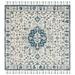 SAFAVIEH Aspen LACEWORK Oriental Area Rug Ivory/Blue 7 x 7 Square