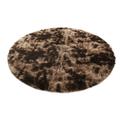 63.78x63.78 inches Soft Round Area Rug for Bedroom Modern Fluffy Circle Rug Indoor Plush Circular Nursery Rugs Area Rugs for Living Room Brown
