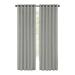 Achim Bedford Front Tab Light Filtering Curtain Panel Grey 42 x 63