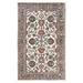 Superior Lille Traditional Floral Indoor Area Rug 5 x 8 Brown-Salmon