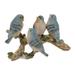 Melrose 11 Blue and Brown Birds on Branch Tabletop Figurine