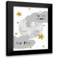 Nieman Rachel 15x18 Black Modern Framed Museum Art Print Titled - Moon and Back