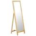 Freestanding Mirror 18.8 x18.3 x59 Solid Oak Wood