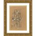 Roger de La Fresnaye 18x24 Gold Ornate Framed and Double Matted Museum Art Print Titled - Still Life (Probably 1920)