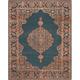 Safavieh Hand-knotted Chester Alwilda Oriental Wool Rug Navy/Rust 9 x 12 9 x 12 Brown