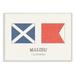 The Stupell Home Decor Collection Malibu Nautical Flags Wall Plaque