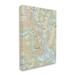 Stupell Industries Charleston South Carolina Nautical Map Daniel Island 16 x 20 Designed by Daphne Polselli