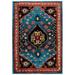 SAFAVIEH Vintage Hamadan Nora Oriental Area Rug Blue/Black 9 x 12