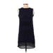 Zara Casual Dress - Shift: Blue Dresses - Women's Size X-Small