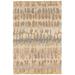 White 36 x 24 x 0.5 in Area Rug - Dash and Albert Rugs Paint Chip Abstract Hand Hooked Area Rug in Beige/Blue/Gray | Wayfair DA1829-23