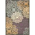 Gray 0.25 in Area Rug - Safavieh Paradise Charcoal Wilton Rug Viscose | 0.25 D in | Wayfair PAR102-330-8