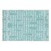 Green/Blue 36 x 24 x 0.25 in Kitchen Mat - Corrigan Studio® Higinio Kitchen Mat, Cotton | 36 H x 24 W x 0.25 D in | Wayfair