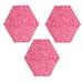 White 36 x 36 x 0.3 in Area Rug - Mercer41 Gerfen Animal Print Machine Made Tufted Nylon Area Rug in Pink/Set Nylon | 36 H x 36 W x 0.3 D in | Wayfair