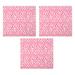 Pink/White 24 x 24 x 0.3 in Area Rug - Dakota Fields Belissa Animal Print Machine Made Tufted Area Rug in Set | 24 H x 24 W x 0.3 D in | Wayfair