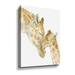 Millwood Pines Giraffe Love On White Giraffe Love On White by - Painting on Canvas in Yellow | 10 H x 8 W x 2 D in | Wayfair