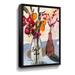 Winston Porter Still Lifewith Mason Jar & Flowers Still Lifewith Mason Jar & Flowers by - Painting on Canvas in Blue/Red | Wayfair