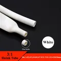 1M blanc 3:1 Tube thermorétractable avec Tube de colle à Double paroi diamètre