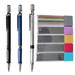 Fourone 2.0 mm Mechanical Pencil Drawing Writing Metal Mechanical Pen Sketching 3 Pieces