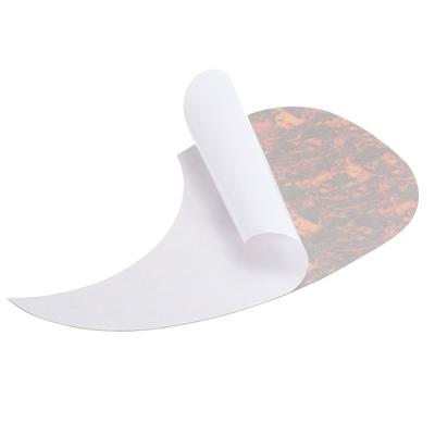 Guitar Pickguard Fit 41 Inch Right Handed Water Drop Shape Brown - 41 Inch