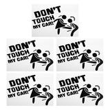 Frcolor Car Sticker Decal Warning Decals Touch Letter Vinyl Funny My T Don Graphics Removable Adhesive Self Custom Murals Pack