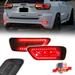 GTINTHEBOX 2x Smoked Lens Rear Bumper LED Tail Brake Lights Kit For 2011-2017 Dodge Journey