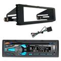 Dual XDM290BT in-Dash Bluetooth MP3 AUX USB AM/FM Radio CD Player Stereo Receiver with Single DIN Stereo Installation Kit for select 1998-2013 Harley Davidson Touring Motorcycles