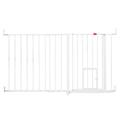 Carlson Extra Wide Pet Gate with Cat Flap